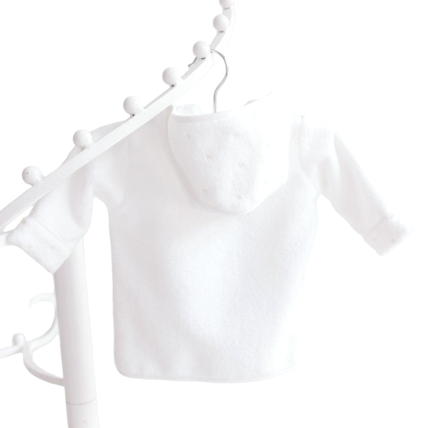 Baby Bathrobe Cream Dots