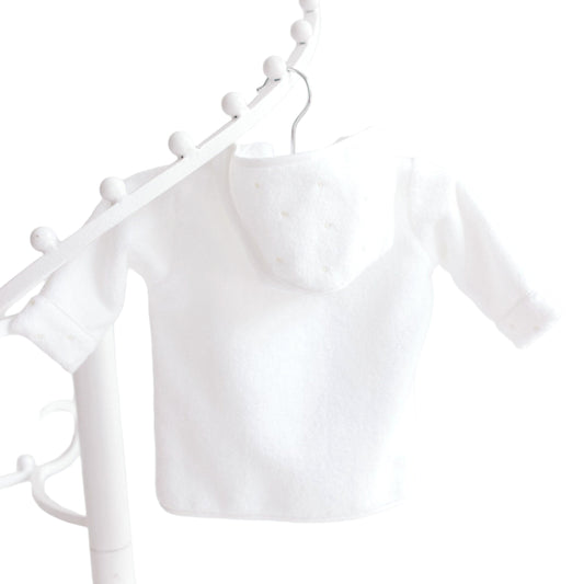 Baby Bathrobe Cream Dots