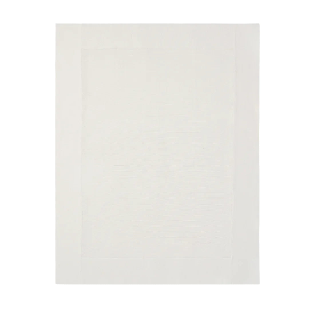 White Luxe Knit Baby Blanket