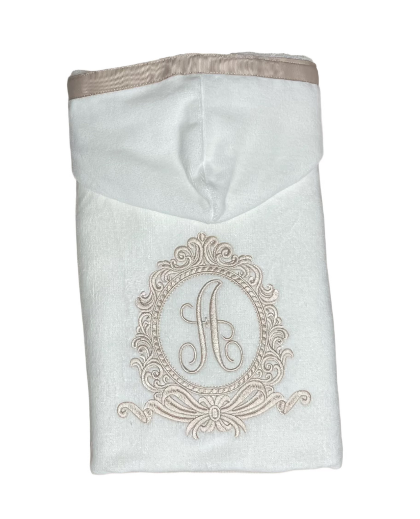 Oversized Baby Hooded Towel with Trim