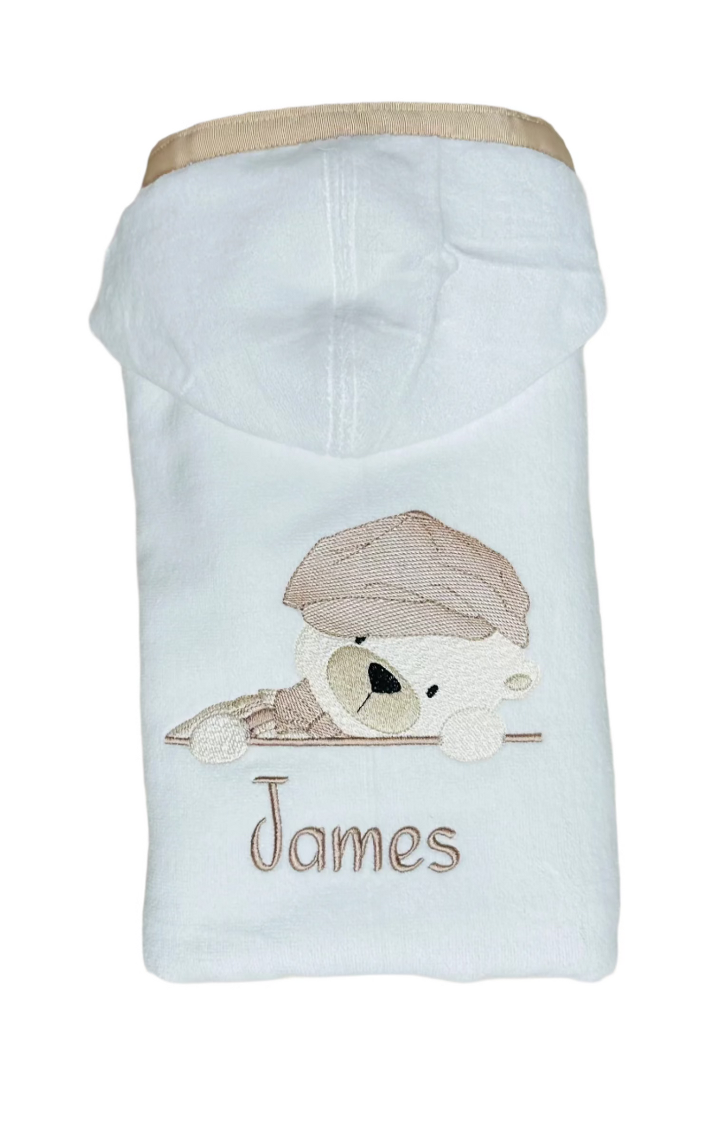 Oversized Baby Hooded Towel with Trim