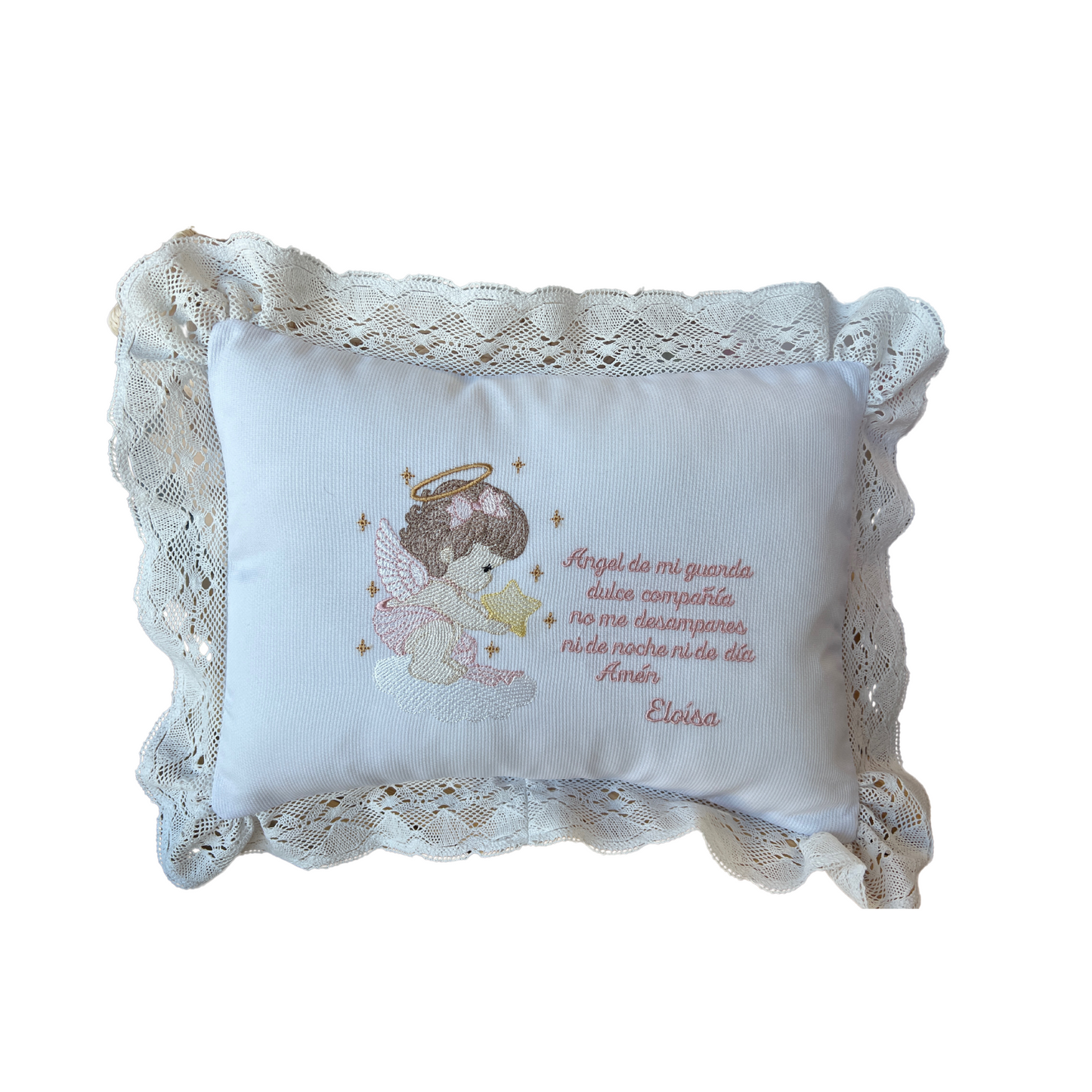 Angel De La Guarda Pillow