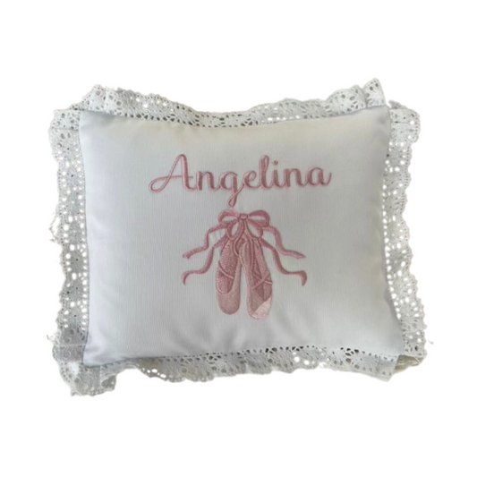 Lace Trim Baby Pillow