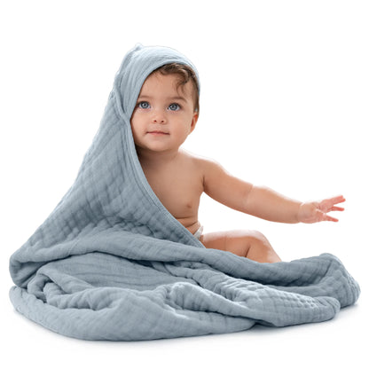 Muslin Hooded Baby Towel