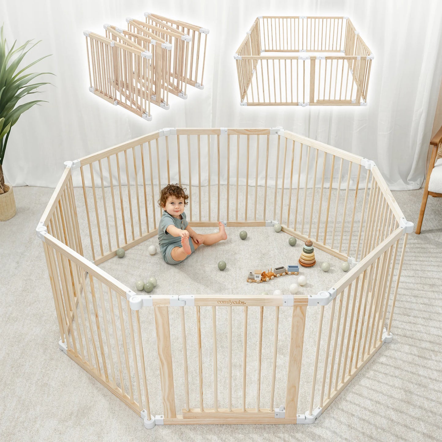 Wooden Playpen