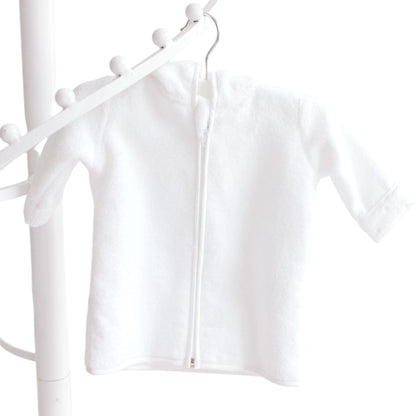 Baby Bathrobe Cream Dots