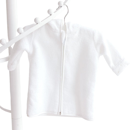 Baby Bathrobe Cream Dots