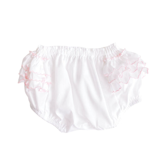 Diaper Cover Pink Ruffle
