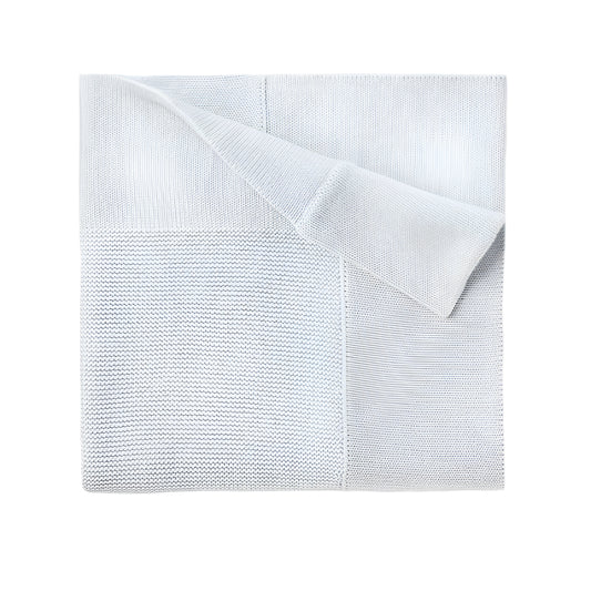 Blue Luxe Knit Baby Blanket