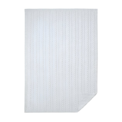 Luxe Cable Knit Baby Blanket