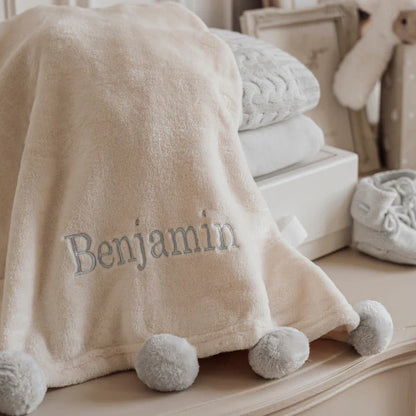 Pom Trim Blanket