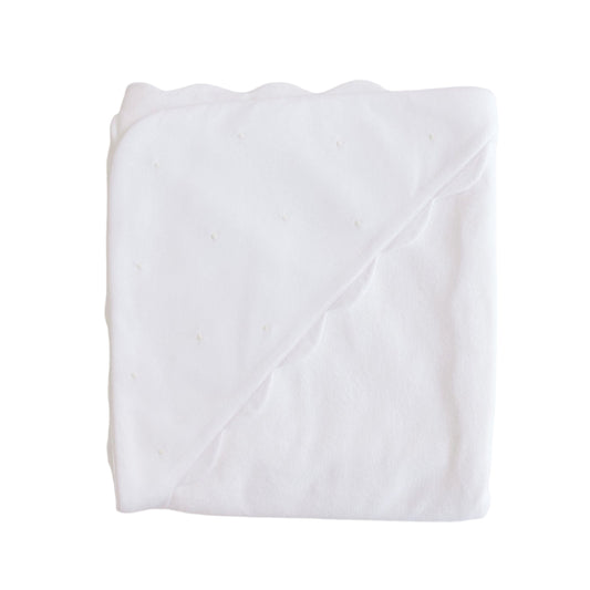 Hooded Towel Cream Dots