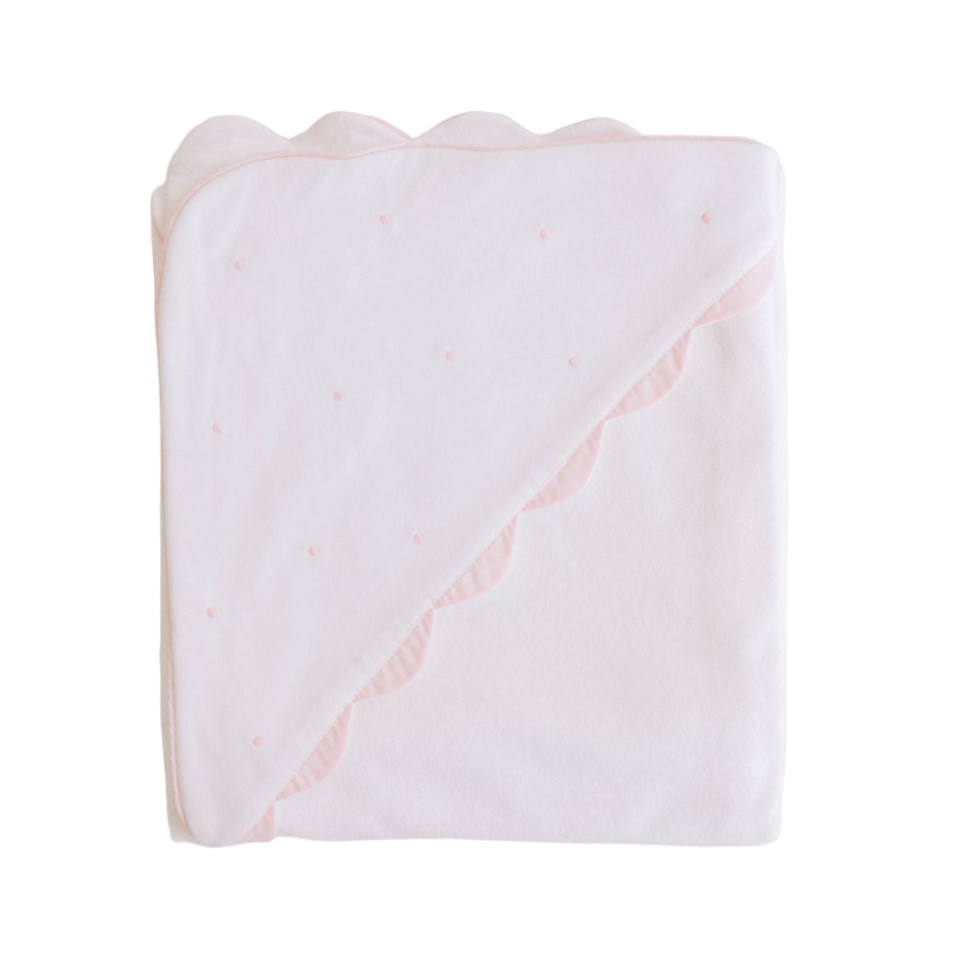 Hooded Towel Pink Dots