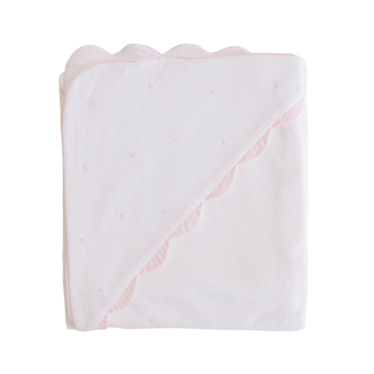 Hooded Towel Pink Dots
