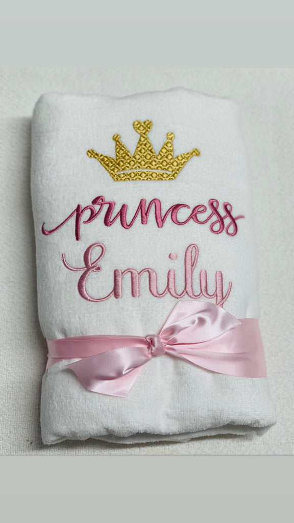 Princess Crown regular bath towel