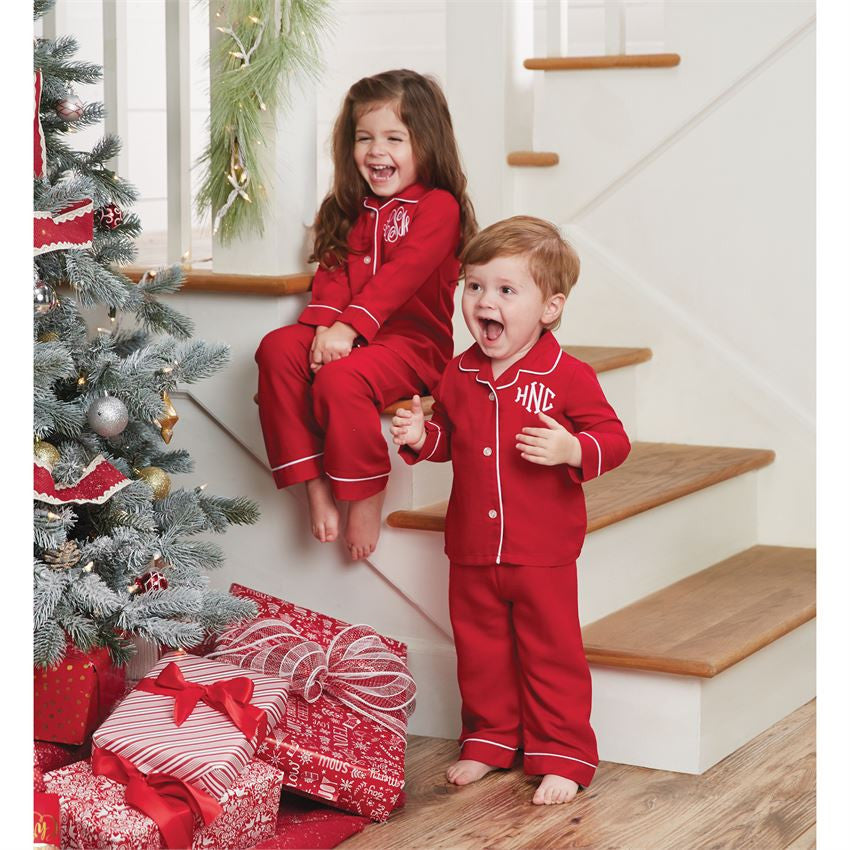 Personalized Christmas Dots Pajamas