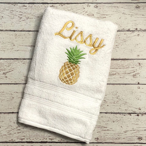 Pineapple Bath Towel